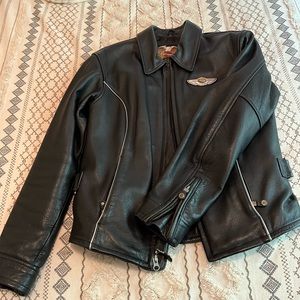 Women’s 100 Anniversary Harley Davidson Leather Riding Jacket